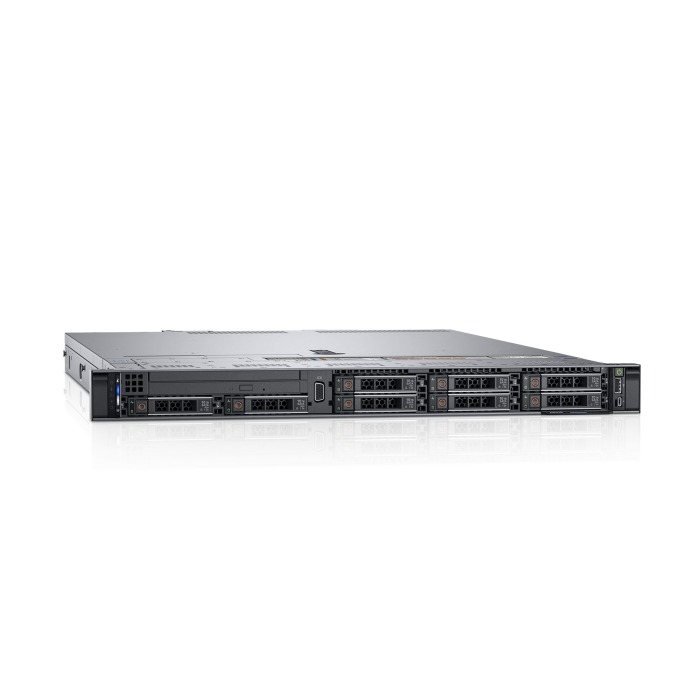 Serwer Dell PowerEdge R6415 8x2.5" z 1x EPYC 7351P, 128GB RAM, H730P, 2x 480GB SSD SATA 2.5", 2x10GbE SFP+ + 2x1GbE RJ45, 2x PSU 550W, szyny, iDRAC9 Enterprise
