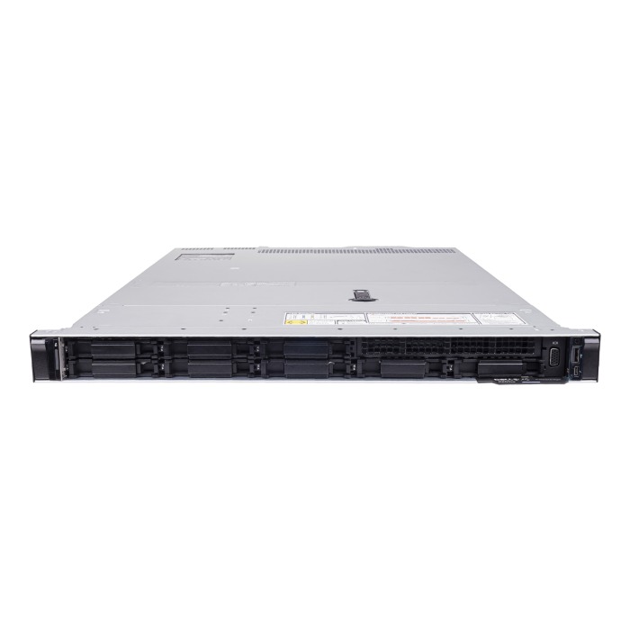 Serwer Dell PowerEdge R650xs 8x2.5" z 2x Silver 4309Y, 128GB RAM, H355, 2x 480GB SSD SATA 2.5", 2x25GbE SFP28, 2x PSU 1400W, Szyny, iDRAC9 Enterprise