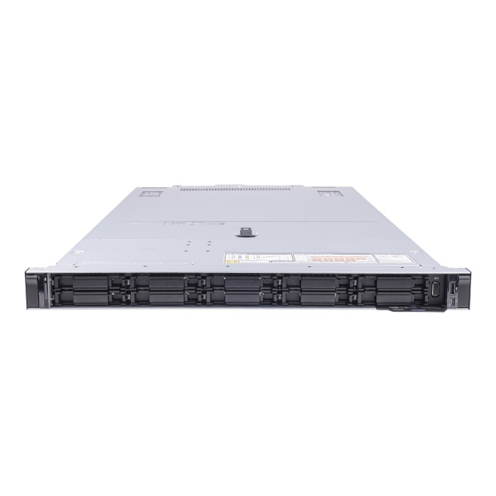 Serwer Dell PowerEdge R6525 10x2.5" (10xNVMe) z 2x EPYC 7302, 256GB RAM, 2x 1.92TB SSD NVMe U.2 2.5", 2x10/25GbE SFP28, 2x Nvidia L4 24GB, 2x PSU 1400W, szyny, iDRAC9 Enterprise