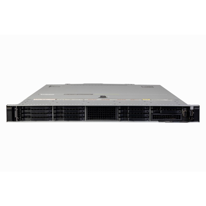 Serwer Dell PowerEdge R660 16xE3.S NVMe z 2x Gold 6534, 384GB RAM, 2xH965i, 16x 3.84TB NVMe E3.S, 2x10/25GbE SFP28, 2x PSU 1100W, szyny, maskownica, iDRAC9 Enterprise