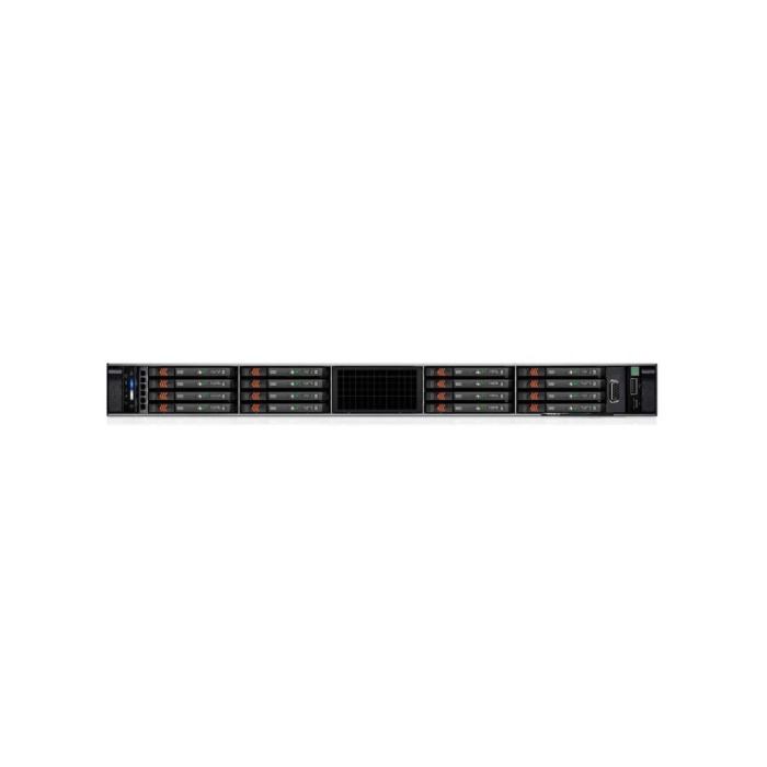 Serwer Dell PowerEdge R6615 16xE3.S NVMe z 1x EPYC 9454P, 64GB RAM, H755N, BOSS-N1 z 2x Dell 480GB SSD NVMe M.2, 4x 3.84TB NVMe E3.S, 2x10/25GbE SFP28, 2x PSU 1400W, szyny, iDRAC9 Enterprise