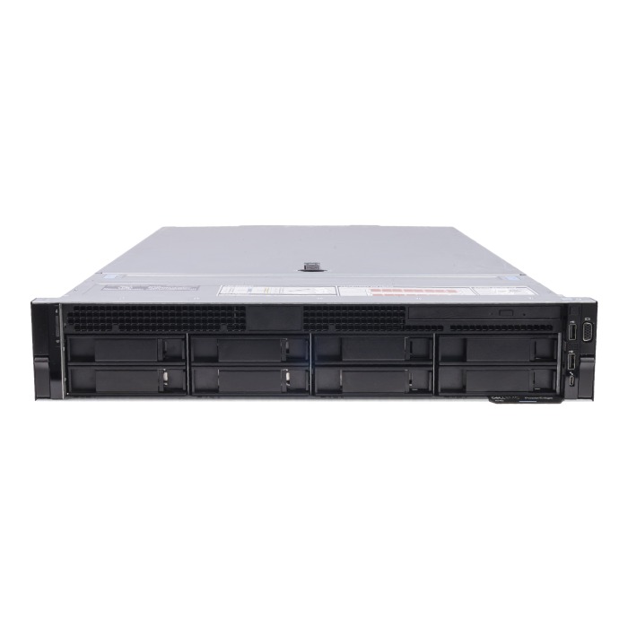 Serwer Dell PowerEdge R740 8x3.5", 128GB RAM, H330 z 2x Silver 4215R, 2x 960GB SSD SATA 2.5", 4x 4TB SAS 12G 3.5", 4x1GbE, TPM 2.0, 2x PSU 1100W, szyny, iDRAC9 Enterprise