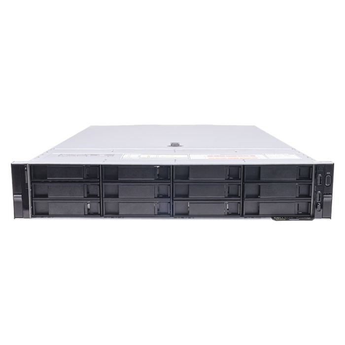 Serwer Dell PowerEdge R740xd 12x3.5" z 2x Silver 4110, H330, 2x 240GB SSD SATA 2.5", 4x1GbE, 2x PSU 750W, szyny, iDRAC9 Enterprise
