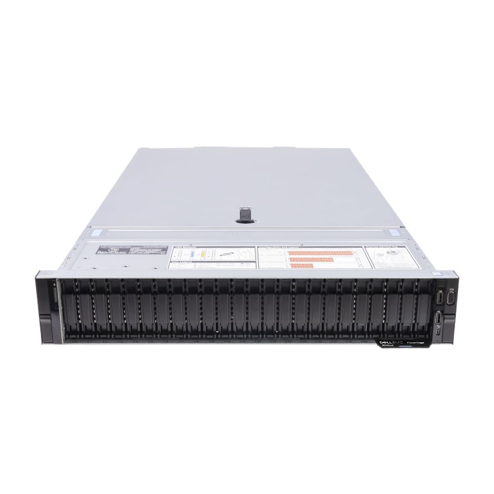 Serwer Dell PowerEdge R740xd 24x2.5" z 2x Silver 4114, 32GB RAM, H730p, 2x 480GB SSD SATA 2.5", 4x1GbE, 2x PSU 1100W, szyny, iDRAC9 Enterprise