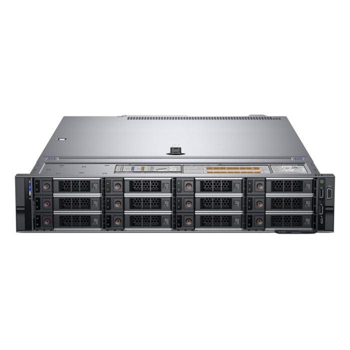Serwer Dell PowerEdge R7425 12x3.5" z 2x EPYC 7371, 64GB RAM, H730P+, 2x 960GB SSD SATA 2.5", 2x1GbE LOM, 2x PSU 1100W, szyny, iDRAC9 Enterprise