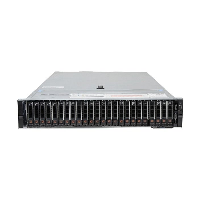 Serwer Dell PowerEdge R7425 24x2.5" (24xNVMe) z 2x EPYC 7551, 32GB RAM, 2x1GbE RJ45, 2x PSU, szyny, iDRAC 9