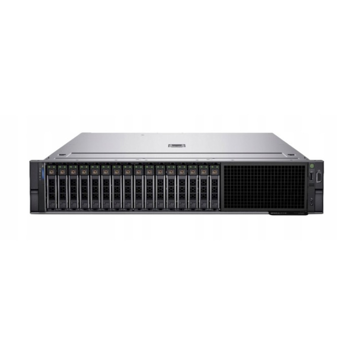 Serwer Dell PowerEdge R750 16x2.5" z 2x Silver 4310, 64GB RAM, H745, BOSS-S2 z 2x Dell 480GB SSD SATA RI M.2, 4x10GbE SFP+, 2x PSU 1800W, Szyny, Maskownica, iDRAC9 Enterprise