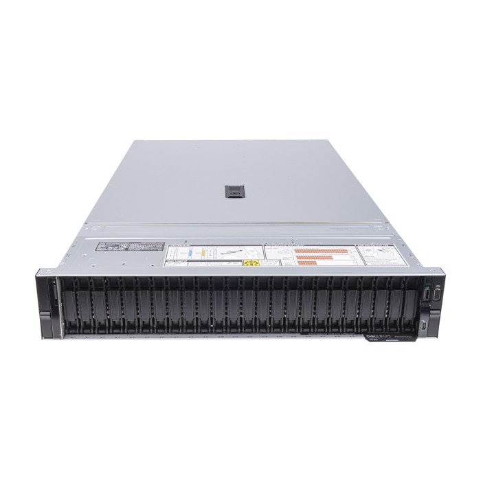 Serwer Dell PowerEdge R750 24x2.5" (8xNVMe) z 2x Silver 4310, 32GB RAM, H755, 2x 960GB SSD SATA 2.5", 4x1GbE, 2x PSU 1400W, Szyny, iDRAC9 Enterprise