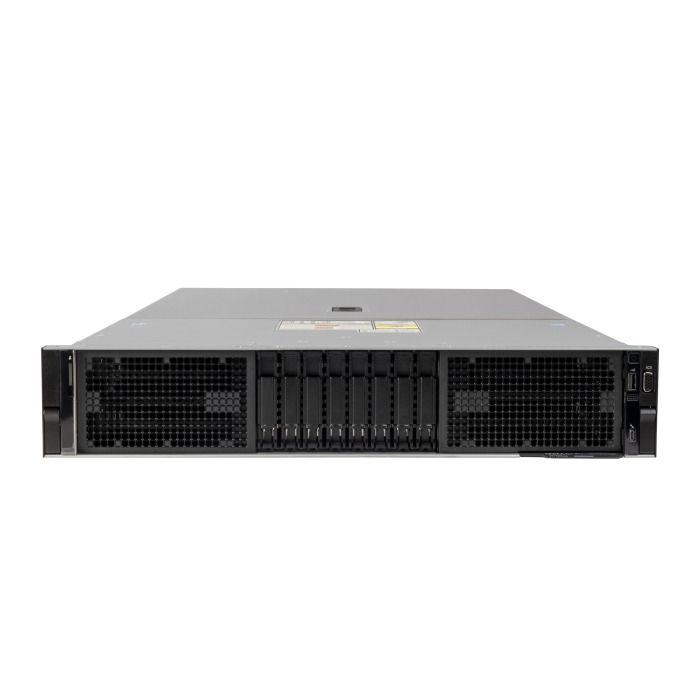 Serwer Dell PowerEdge R750 8x2.5" z 2x Gold 5317, 64GB RAM, BOSS-S2 z 2x Dell 480GB SSD SATA RI M.2, 4x10GbE SFP+, 2x PSU 1400W, szyny, iDRAC9 Enterprise