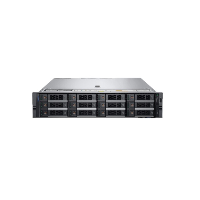 Serwer Dell PowerEdge R750xs 12x3.5" z 2x Gold 5317, 128GB RAM, BOSS-S2 z 2x Dell 480GB SSD SATA RI M.2, H755, 2x 960GB SSD SATA 2.5", 4x 7.68TB SSD SAS 12G RI 2.5", 4x10GbE SFP+, 2x PSU 1400W, szyny, maskownica, iDRAC9 Enterprise