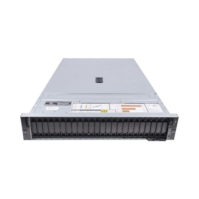 Serwer Dell PowerEdge R7525 24x2.5" (24xNVMe) z 2x AMD EPYC 7702, 32GB RAM, H355, 2x 960GB SSD PCIe 3.0 NVMe 2.5", 2x1GbE RJ45, 2x PSU, szyny, iDRAC 9