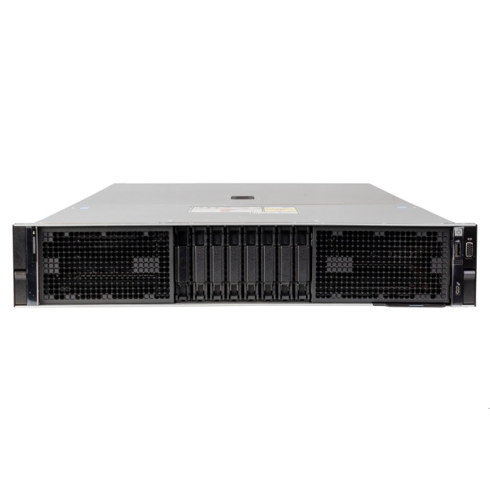 Serwer Dell PowerEdge R760xa 8x2.5" z 2x Gold 6530, 512GB RAM, H755, 2x 960GB SSD SATA 2.5", 6x 1.92TB SSD SAS 12G RI 2.5", 2x1GbE, 2x10/25GbE SFP28, 4x Nvidia L40 48GB, 2x PSU 2400W, szyny, maskownica, iDRAC9 Enterprise