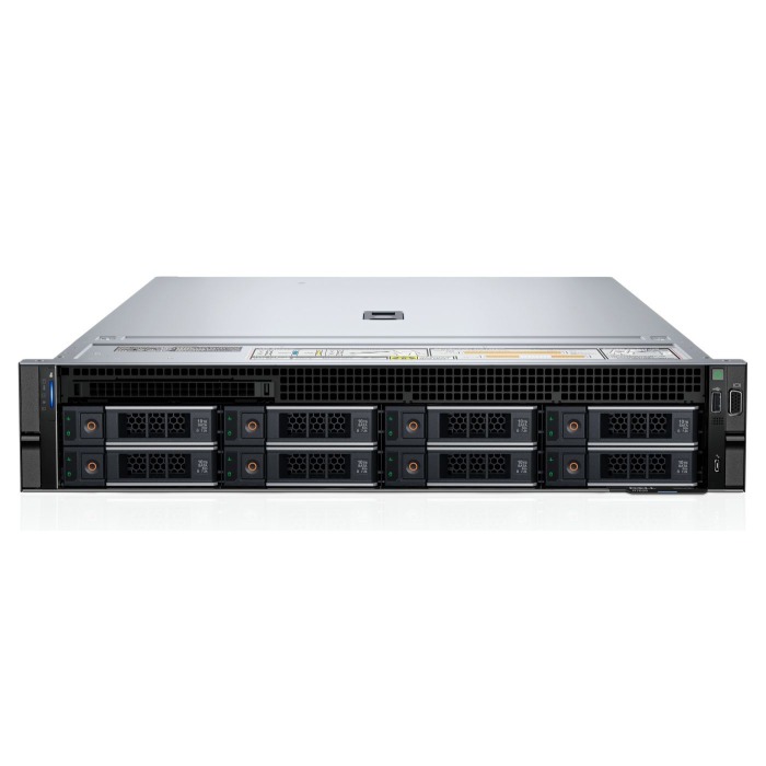 Serwer Dell PowerEdge R7625 8x3.5" z 2x EPYC 9124, 512GB RAM, H355, BOSS-N1 (2x Dell 960GB SSD NVMe M.2), 4x 4TB 7.2K SATA 6G 3.5", 2x10/25GbE SFP28, 2x PSU, szyny, iDRAC9 Enterprise