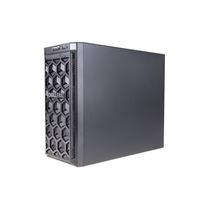 Serwer Dell PowerEdge T140 4x3.5" z 1x E-2244G, 32GB RAM, H330, 2x 480GB SSD SATA 2.5", iDRAC9 Enterprise