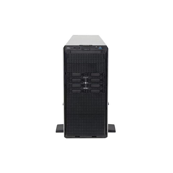 Serwer Dell PowerEdge T550 8x2.5" z 1x Gold 5315Y, 128GB RAM, H755, BOSS-S2 z 2x Dell 480GB SSD SATA RI M.2, 4x 3.2TB SSD SAS 12G MU 2.5", 2x10GbE SFP+, 2x PSU 1400W, iDRAC9 Enterprise