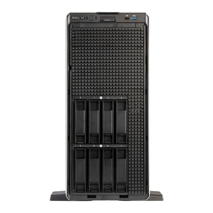 Serwer Dell PowerEdge T550 8x2.5" z 2x Silver 4310, 128GB RAM, H355, 2x Dell 800GB SAS SSD 2.5", 2x PSU, iDRAC 9