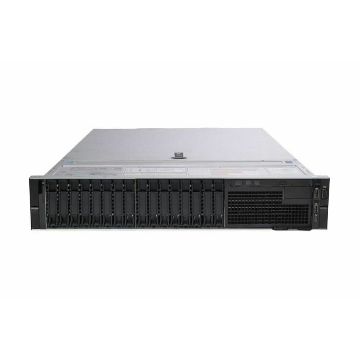 Serwer Dell R740 16x2.5" z 2x Silver 4110, 64GB RAM, H730P, 2x 480GB SSD SATA, 4x1GbE, 2xPSU, iDRAC 9 Enterprise, szyny