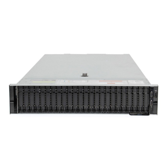 Serwer Dell R840 24x2.5" (16xNVMe) z 4x Gold 6252N, 64GB RAM, H730P, 2x 960GB SSD SATA 2.5", 4x1GbE, 2xPSU, szyny, iDRAC 9 Enterprise
