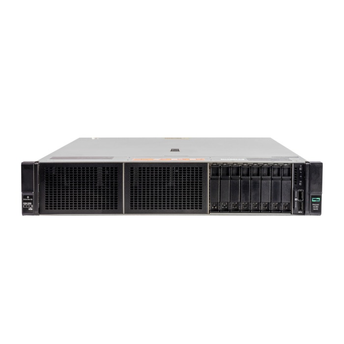 Serwer HPE ProLiant DL380 Gen10 z 2x Gold 5120, 16GB RAM, P408i-a, 2x HPE 480GB SSD SATA 2.5", 2x PSU, szyny, iLO 5