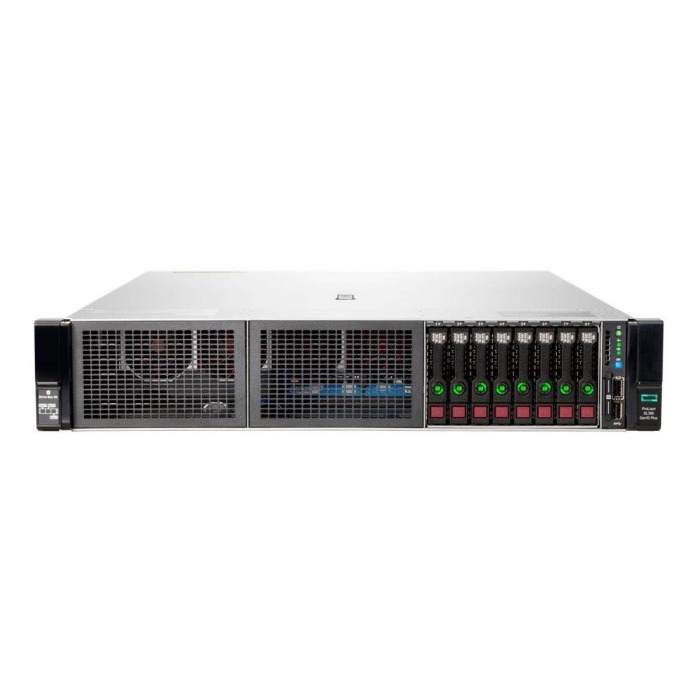Serwer HPE ProLiant DL385 Gen10 Plus 8x2.5" NVMe z 2x EPYC 7302, 256GB RAM, 4x 1.6TB SSD NVMe MU U.2 2.5", 2x PSU 1600W, szyny, iLO 5 Advanced