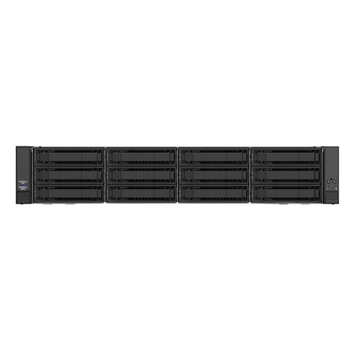 Serwer Intel S2600WF 12x3.5" z 2x Gold 6140, 128GB RAM, 2x 400GB SAS SSD 2.5", 4x 14TB SATA 3.5", 2x10GbE SFP+, 2x PSU, szyny