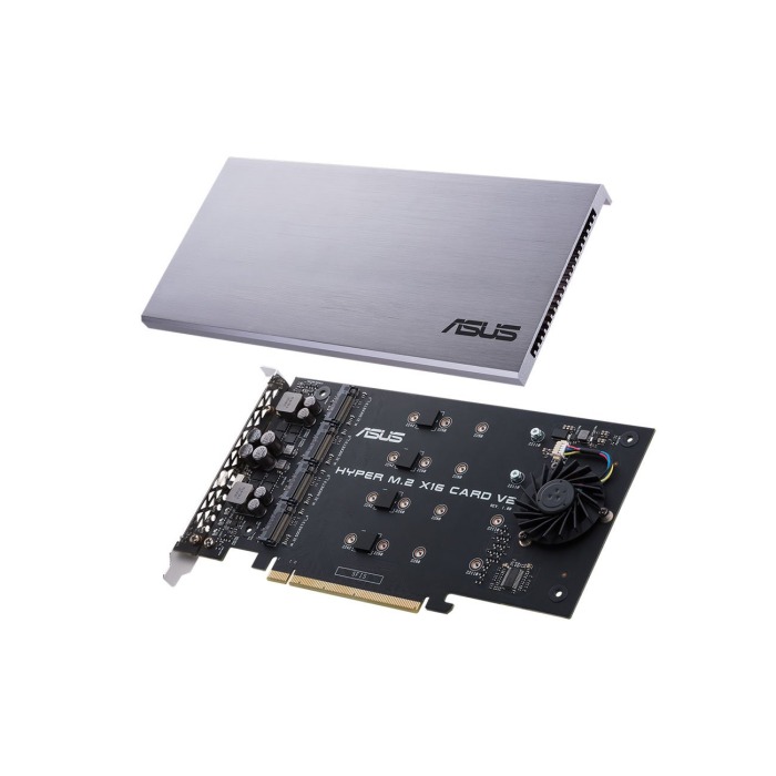 SSD adapter ASUS Hyper M.2 PCIe3.0x16 v2 4xM.2 90MC06P0-M0EAY0