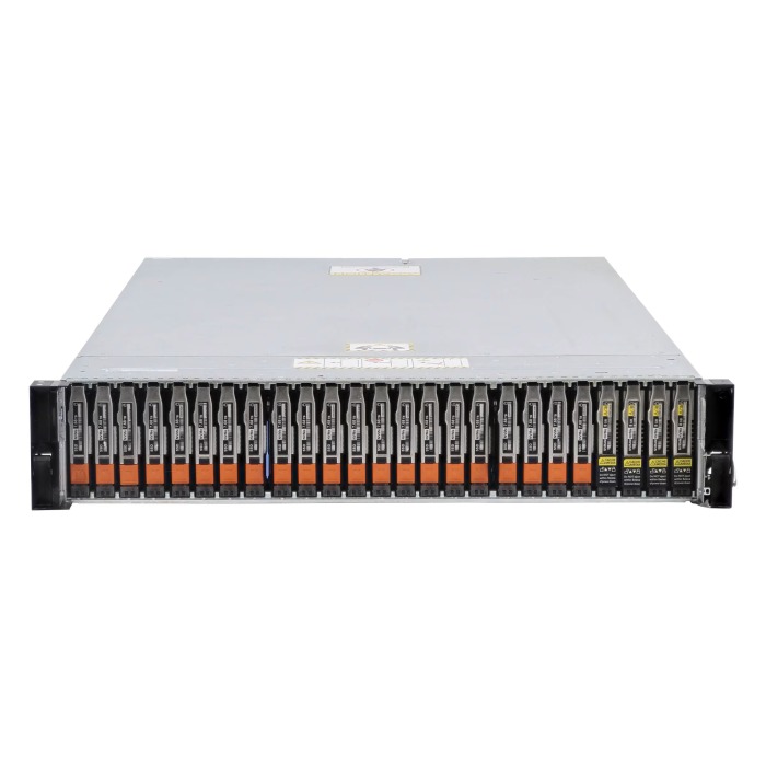 Storage Array Dell PowerStore 5000T with 2x Module 4x10/25GbE SFP28, 6x 1.92TB SSD PCIe NVMe x4 2.5", bezel, 2x PSU, rails