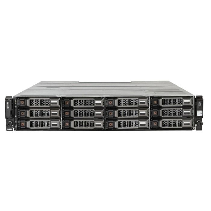 Storage Array Dell PowerVault MD3400 12x3.5", 2x Controller 4xSAS 12Gb/s, 6x 2TB SAS 3.5", 2x PSU, Rails