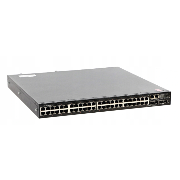 Switch Dell Networking N3048EP-ON 48x1GbE PoE+ 2x10GbE SFP+ F2R Normal Flow, 1xPSU, 1xFAN