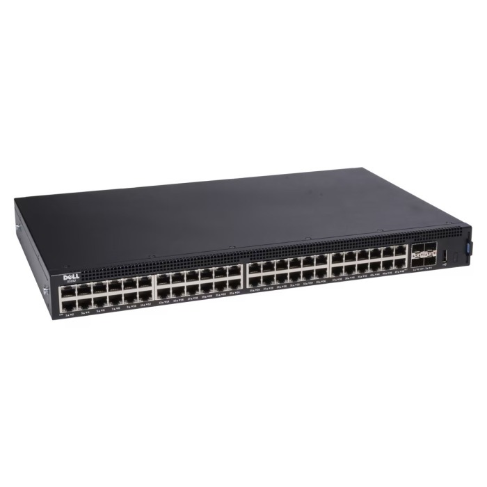 Switch Dell Networking X1052 48x1GbE 4x10GbE SFP+ F2R Normal Flow