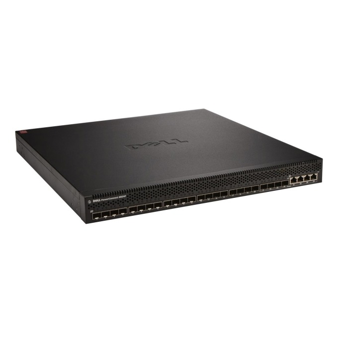 Switch Dell PowerConnect 8024F 24x10GbE SFP+ 4x10GbE BASE-T R2F Reverse Flow