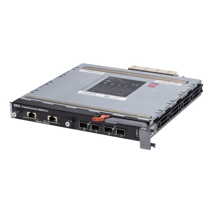 Switch Dell PowerConnect M8024-k 4x10GbE SFP+ 16x10GbE BASE-KR wewnętrzne 1xModuł 2x10GbE BASE-T