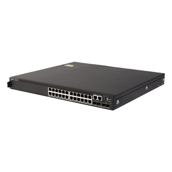  Switch Dell PowerSwitch N2224X-ON 24x2.5GbE BASE-T 4x25GbE SFP28 2x40GbE QSFP+ stack R2F Reverse Flow 1x PSU, 2x FAN