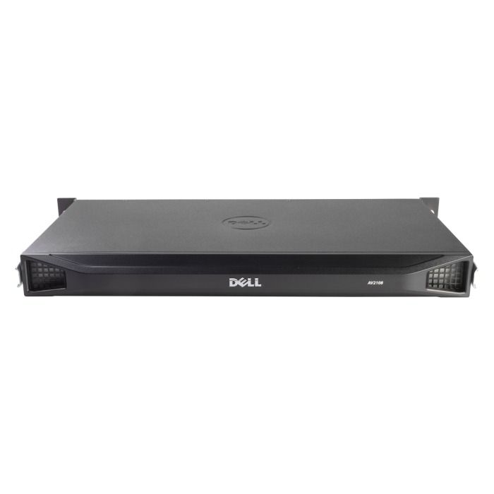 Switch KVM Dell AV2108 8x1GbE RJ45 KVM 1xACI 2x1GbE RJ45 4xUSB 1xVGA 1U AV2108