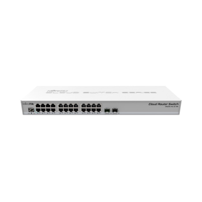 Switch Mikrotik Cloud Router Switch 24x1GbE RJ45 2x10GbE SFP+ CRS326-24G-2S+RM