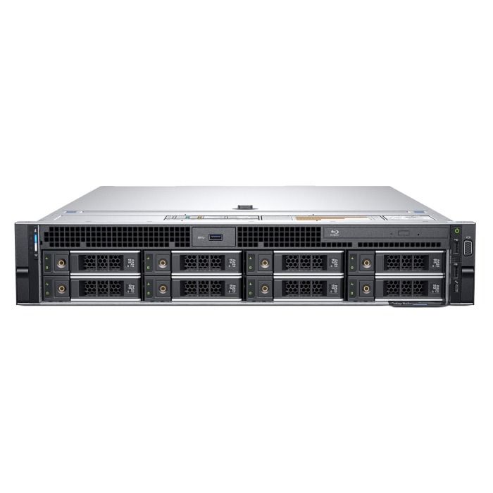 Workstation Dell Precision R7920 8x3.5" with 2x Gold 5118, 64GB RAM, H730P, 2x 480GB SSD SATA 2.5", 4x1GbE, 1x Pro WX4100, 2xPSU, Rails, iDRAC 9 Enterprise