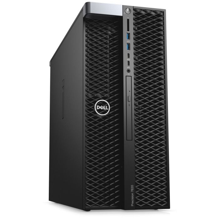Workstation Dell Precision T7820 4x3.5" with 2x Gold 5120, 128GB RAM, 2x 480GB SSD SATA 2.5", 1x Radeon Pro WX 7100, 1x PSU