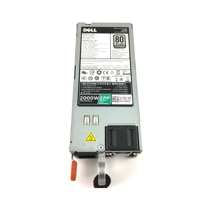 Zasilacz Dell ASTEC G14 2000W 100-240V AC 50/60MHz 80+ Platinum 39K3H