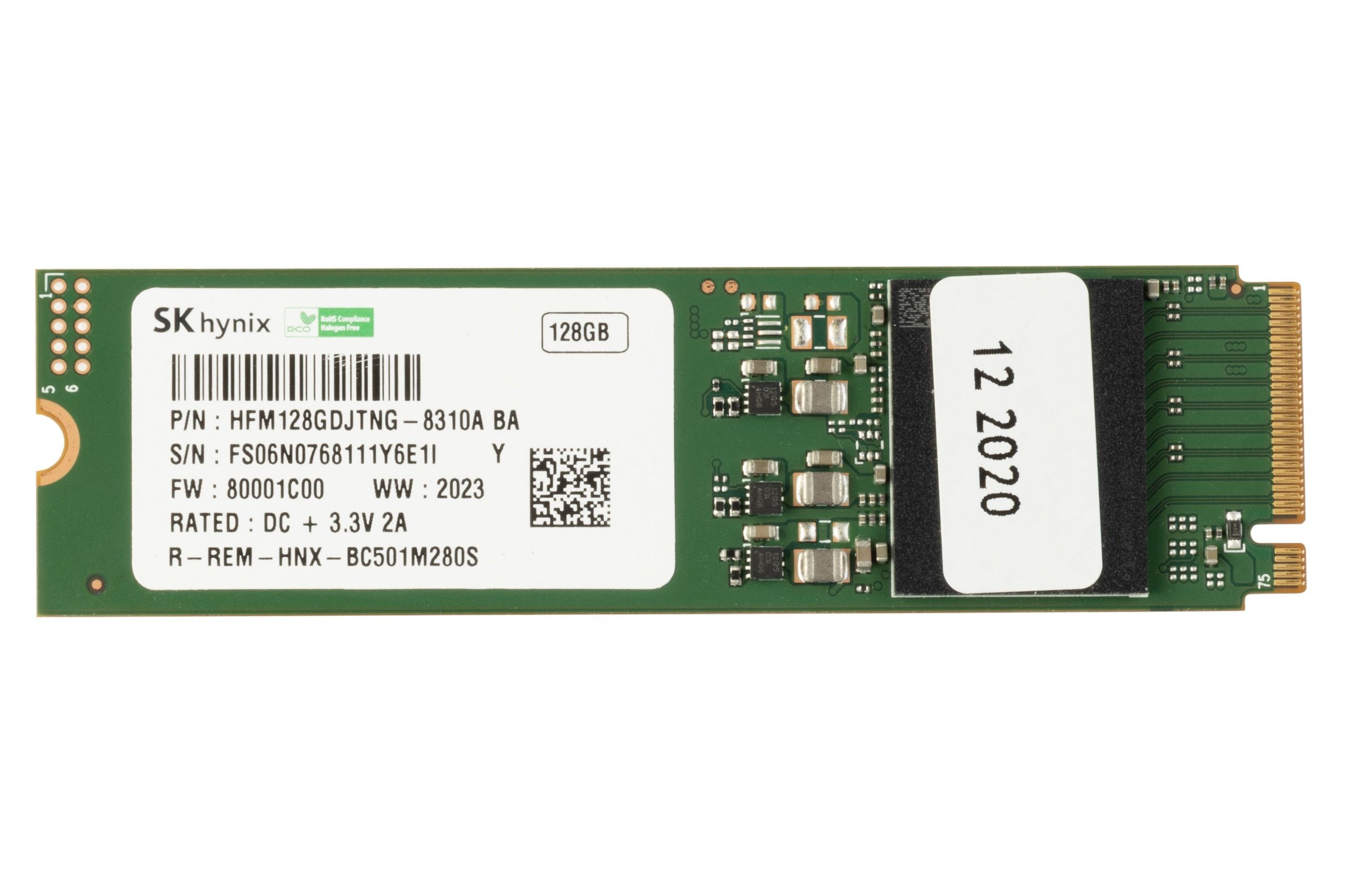 Hard drive Hynix 128GB SSD SATA PCIe 2280 TLC HFM128GDJTNG-8310A