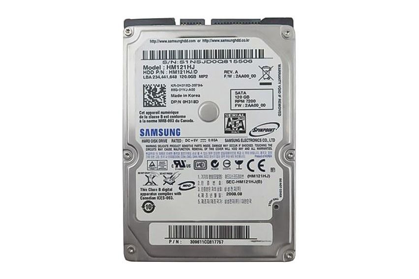 Hard drive Samsung 120GB HDD SATA 7.2K 2.5