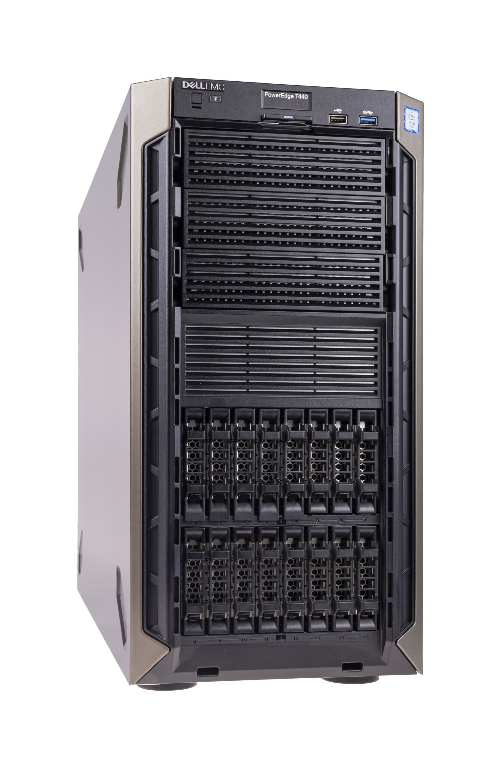 DELL EMC PowerEdge T340 サーバー Dell EMC PowerEdge T340 Front Drive Bays - ServeTheHome