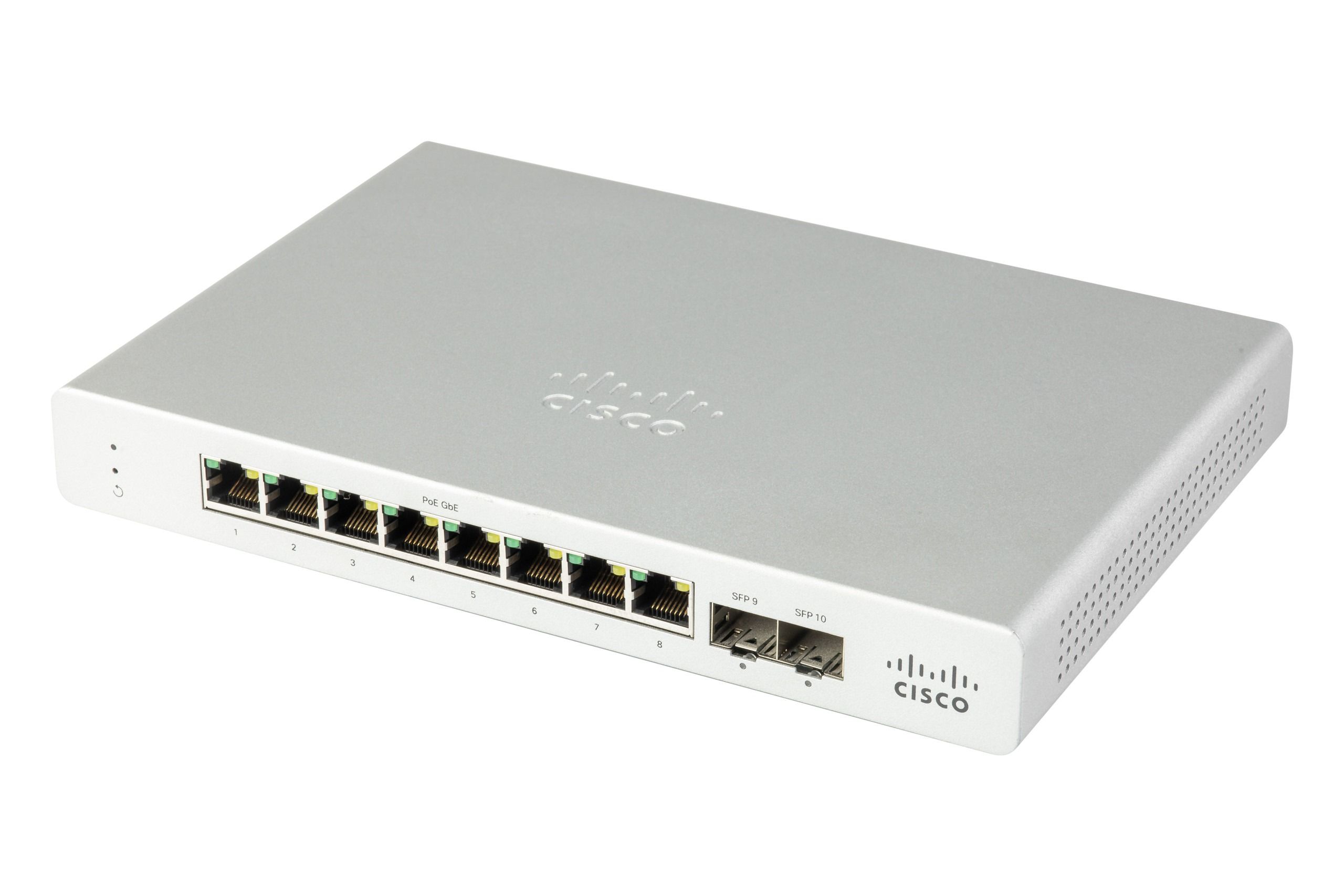 Switch Cisco Meraki MS120-8LP 2x1GbE SFP 8x1GbE PoE+, NO PSU