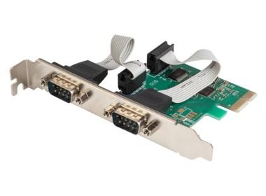 Adapter Digitus 2xDB9 RS232 do PCIe 2.0x1 DS-30000-1