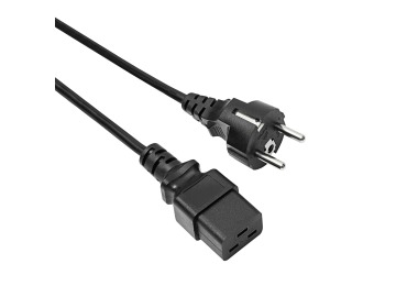 Akyga C19 to CEE 7/7 Power Cord, 1.8 m, AK-UP-01