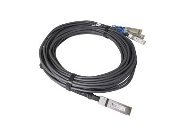 DAC cable SFF-8636 QSFP28 100GbE to 4xSFF-8402 SFP28 25GbE 5M