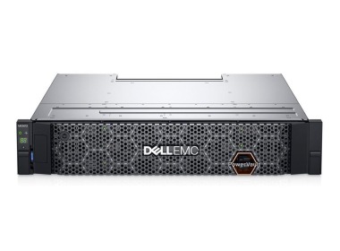 Dell PowerVault storage array ME5012 with 2x iSCSI (10/25GbE SFP28) controller, 2x 12TB HDD SAS