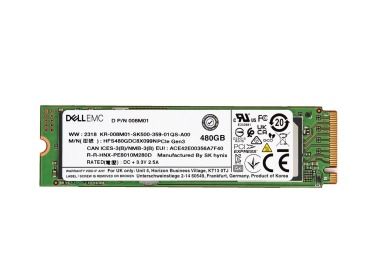 Dysk twardy Dell 480GB SSD NVMe PCIe 3.0x4 M.2 2280 RI 08M01