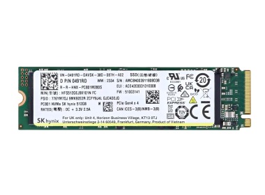 Dysk twardy Dell 512GB SSD NVMe PCIe 4.0x4 M.2 2280 491RD