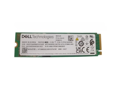 Dysk twardy Dell 960GB SSD NVMe PCIe 4.0 M.2 2280 TLC RI 4H05X