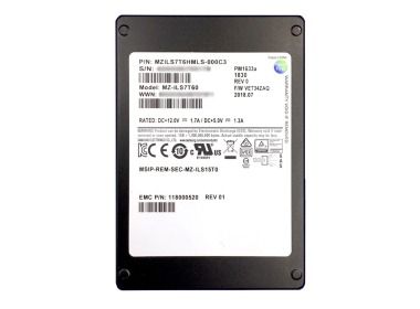 Dysk twardy EMC 7.68TB SSD SAS 12G 2.5" TLC RI 118000520